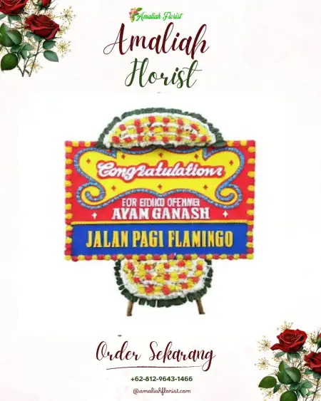 Sewa Papan Bunga Semali